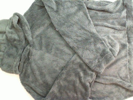 Plush jacket with hood, green