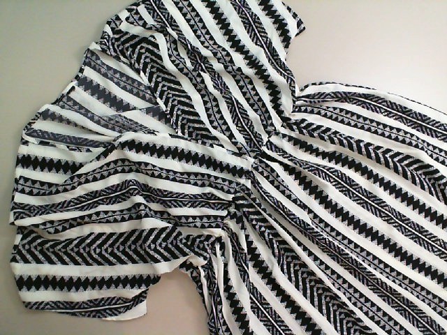 Women's short dress black with stripes Women's short dress black with stripes