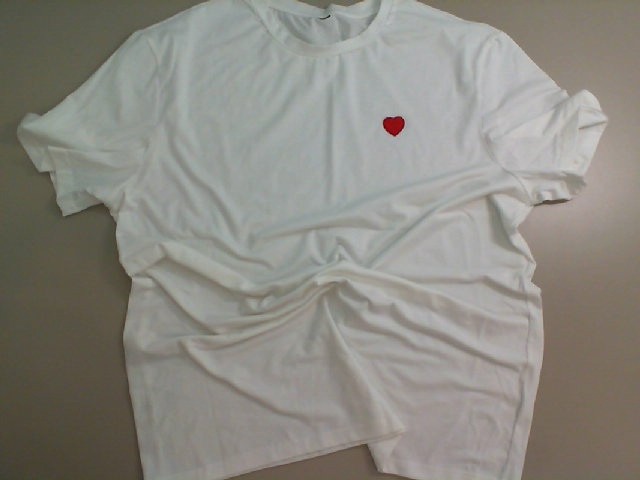 Men's white T-shirt, synthetic Men's white T-shirt, synthetic