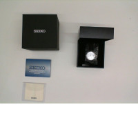 SEIKO SERIAL 372165 watch complete with box, case, cleaning cloth and instruction manual