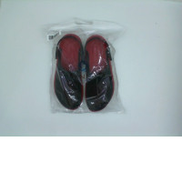 Blue-red CROCS slippers