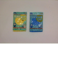 Set of 2 raincoats: blue and yellow Set of 2 raincoats: blue and yellow