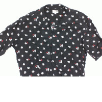 UNIQLO Short Sleeve Printed Shirt in Black