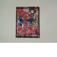 Long Dress (Blue+Red Flower)