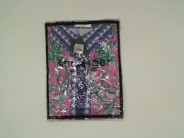 Long Dress (Purple Green leaf Pattern)