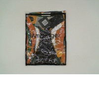 Long Dress (Black Brown Brooch Pattern)