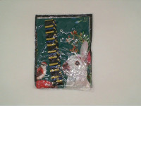 Long Dress (Green Rabbit Pattern)