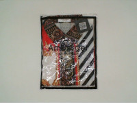 Long Dress (Black White Table Pattern)