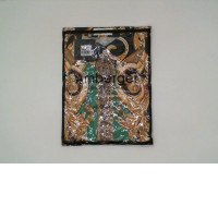 Long Dress (Green+Black Pattern)