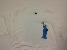 White t-shirt with print