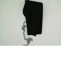 Sports belt black and red with chain