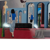 Painting Artist: Chutima Kaewwichit Title: Imagination form of serenity Size: 140x110