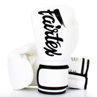 FAIRTEX - BGV14 MICROFIBRE BOXING GLOVES (BGV14) - WHITE/14OZ
