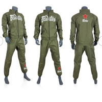 FAIRTEX  Vinyl Sweat Suit colour green
