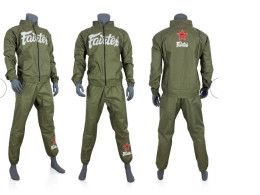 FAIRTEX  Vinyl Sweat Suit colour green