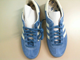 Men's sneakers, blue, suede