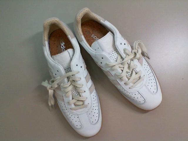 Men's sneakers, leatherette with laces, white Men's sneakers, leatherette with laces, white