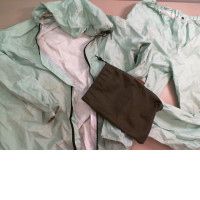 Travel set, trousers + jacket, blue, waterproof in case