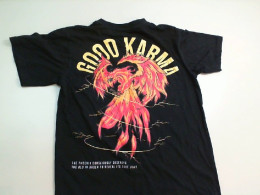 Men's black T-shirt, Phoenix Bird