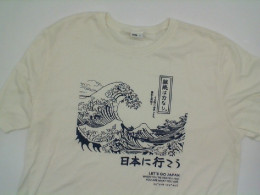 White ME_STYLE t-shirt with sea print size L White ME_STYLE t-shirt with sea print size L