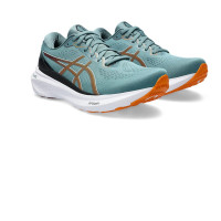 ASICS SHOES GEL-KAYANO 30 Color: FOGGY TEAL/BRIGHT ORANGE