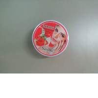 Eye mask with watermelon and tomato