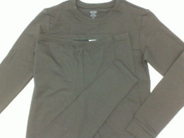 Set Of Long Sleeve Shirt + Long Paints Black (2 Pcs/Set)