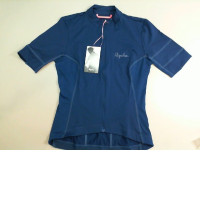 Blue zip-up sweatshirt for sports