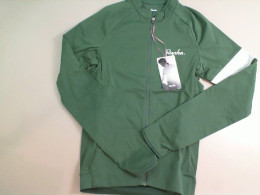 Green sports jacket with zipper with long sleeve