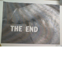 Poster THE END size 66cm * 51 cm