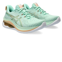 Shoes ASICS GEL-KINSEI MAX Women Running Shoes Color: MINT TINT/APRICOT CRUSH 