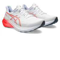 ASICS GT-2000 12 Men Running Shoes Color: WHITE/SUNRISE RED