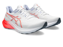 ASICS GT-2000 12 Men Running Shoes Color: WHITE/SUNRISE RED