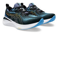 ASICS GEL-CUMULUS 25 Men Running Shoes Color: BLACK/FELLOW YELLOW
