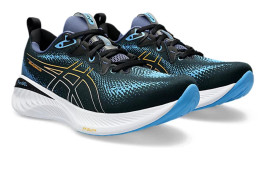 ASICS GEL-CUMULUS 25 Men Running Shoes Color: BLACK/FELLOW YELLOW