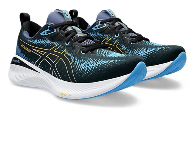 ASICS GEL-CUMULUS 25 Men Running Shoes Color: BLACK/FELLOW YELLOW ASICS GEL-CUMULUS 25 Men Running Shoes Color: BLACK/FELLOW YELLOW