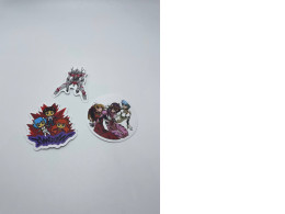 Anime stickers, set of 3