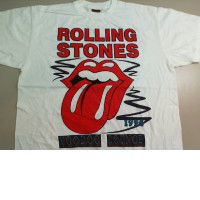 T-shirt White Rolling Stones Size XL T-shirt White Rolling Stones Size XL