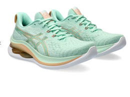 ASICS GEL-KINSEI MAX Women Running Shoes Color: MINT TINT/APRICOT CRUSH