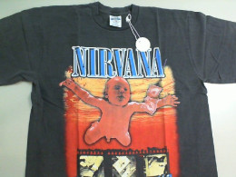 T-shirt Grey color Nirvana Size XL T-shirt Grey color Nirvana Size XL