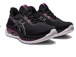 ASICS GEL-KINSEI MAX Women Running Shoes Color: BLACK/LILAC HINT 
