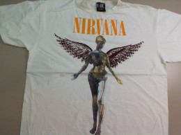 T-shirt White Nirvana Lady Size XL T-shirt White Nirvana Lady Size XL