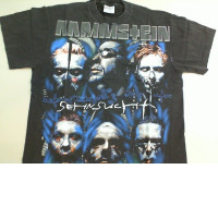 T-shirt Rammstein Black Color Size L T-shirt Rammstein Black Color Size L