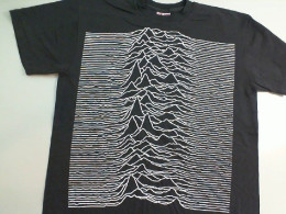T-shirt Grey color Mountains Lines Size L T-shirt Grey color Mountains Lines Size L