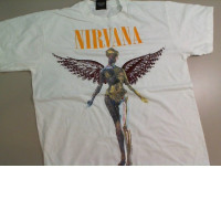 T-shirt Nirvana Lady with Wings Color White Size L