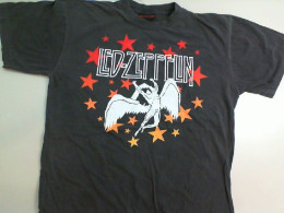 T-shirt Led Zeppelin size L Black color Angel