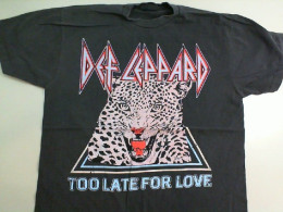 T-shirt Def Lepard Size L Color Grey T-shirt Def Lepard Size L Color Grey