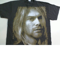 T-shirt Size L Kurt Cobain Grey