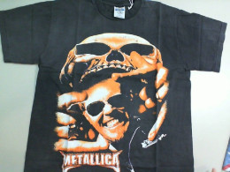 T-shirt Metallica Size L Black color Skull