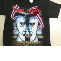 T-Shirt Pink Floyd Color Black Size L Robot